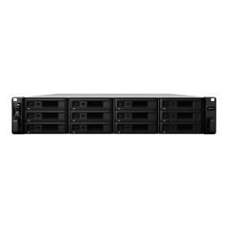 Servidor nas synology rs3618xs 8gb 12 bahias 2u rack gigabit ethernet