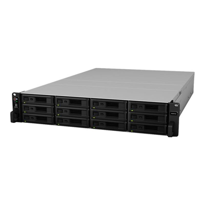 Servidor nas synology rs3618xs 8gb 12 bahias 2u rack gigabit ethernet