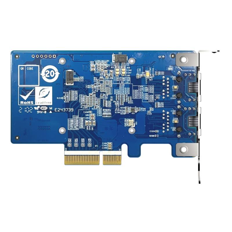 Tarjeta de red qnap qxg - 10g2t - x710 2x rj45