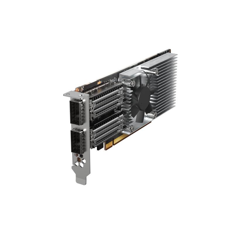 Tarjeta de red qnap qxg - 100g2sf - e810 2x qsfp28