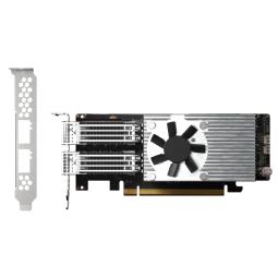 Tarjeta de red qnap qxg - 100g2sf - e810 2x qsfp28