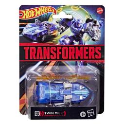 Coche hot wheels transformers twin mill