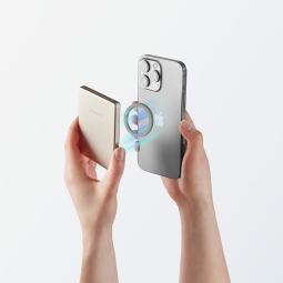 Powerbank intenso mw5000 magsafe champan magnetico