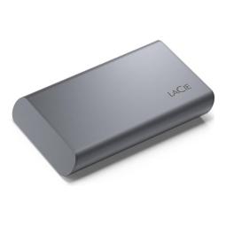 Disco duro externo lacie mobile secure 1tb usb tipo c gris