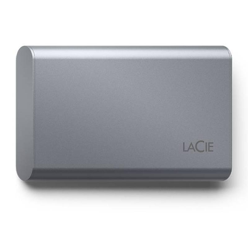 Disco duro externo lacie mobile secure 1tb usb tipo c gris