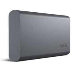 Disco duro externo lacie mobile secure 1tb usb tipo c gris