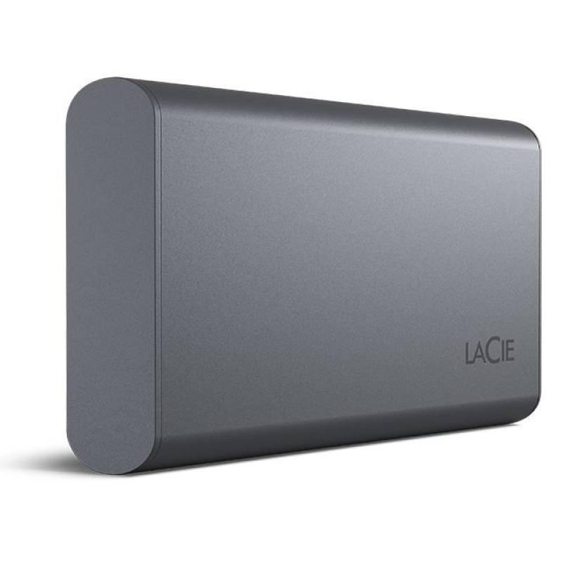Disco duro externo lacie mobile secure 1tb usb tipo c gris