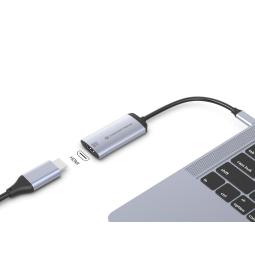 Adaptador usb tipo c a hdmi 8k conceptronic 8k 15cm - macho - hembra