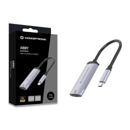 Adaptador usb tipo c a hdmi 8k conceptronic 8k 15cm - macho - hembra