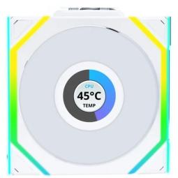 Ventilador caja lian li uni fan sl inalambrico argb 120mm blanco