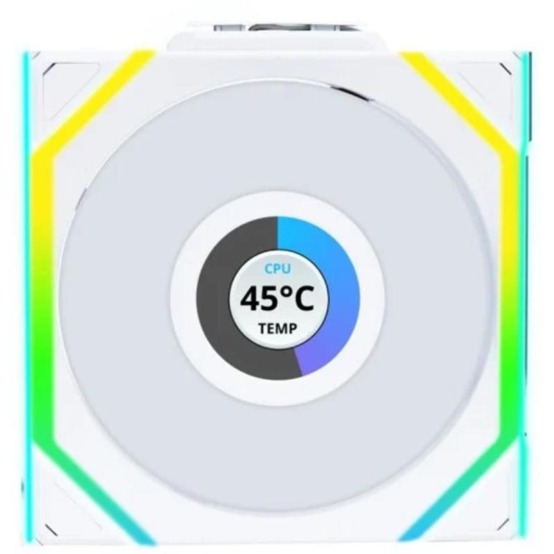 Ventilador caja lian li uni fan sl inalambrico argb 120mm blanco
