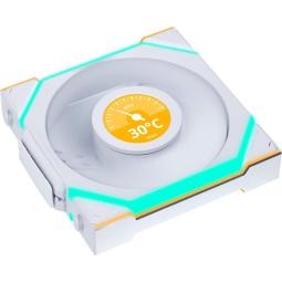 Ventilador caja lian li uni fan sl inalambrico argb 120mm blanco
