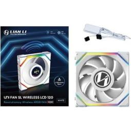 Ventilador caja lian li uni fan sl inalambrico argb 120mm blanco