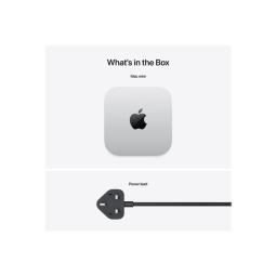 Ordenador apple mac mini silver m4 chip m4 10c 24gb ssd 512gb