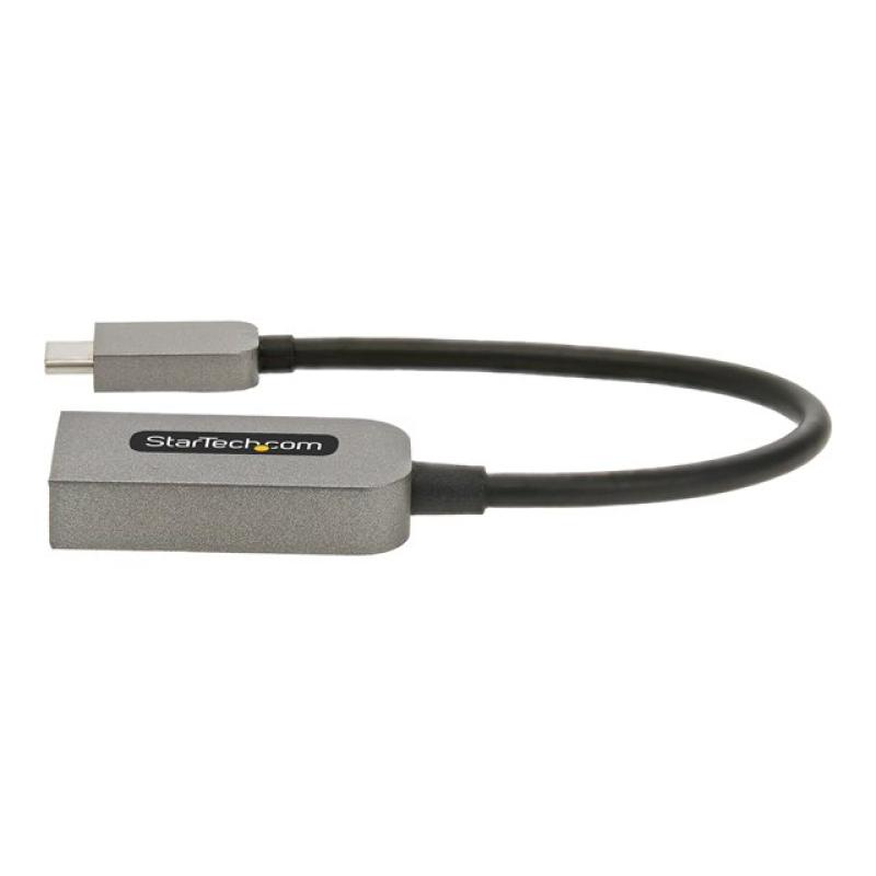 Adaptador usb tipo c a hdmi 4k uhd startech 13cm - macho - hembra - gris