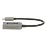 Adaptador usb tipo c a hdmi 4k uhd startech 13cm - macho - hembra - gris