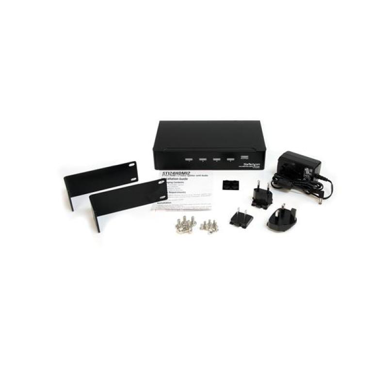 Splitter hdmi startech st124hdmi2 10 puertos