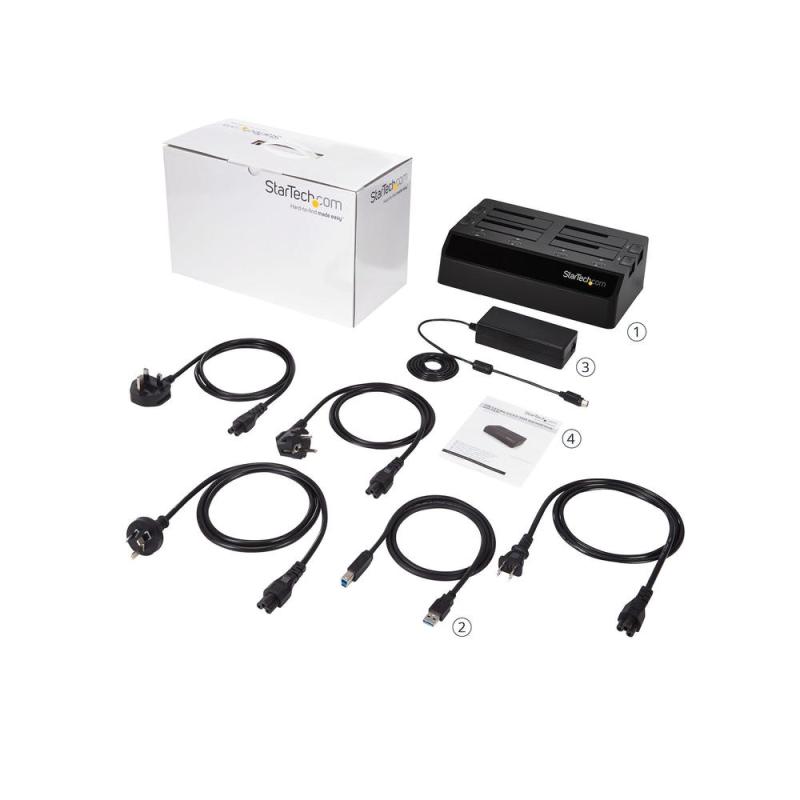 Docking station para disco duro sata3 startech 4 en 1