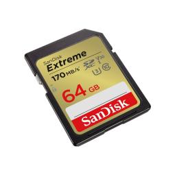 Tarjeta memoria secure digital sdxc 64gb sandisk extreme clase 10 uhs - i u3