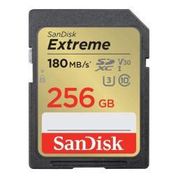 Tarjeta memoria secure digital sdxc 256gb sandisk extreme clase 10 uhs - i u3
