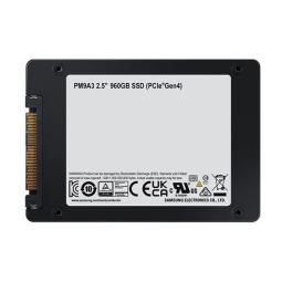 Disco duro interno solido ssd samsung pm9a3 960gb 2.5 pulgadas pcie 4.0 nevme u.2