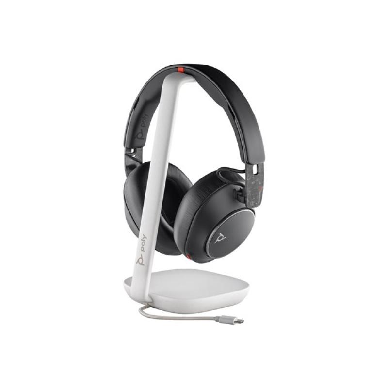 Auriculares poly voyager surround 85 inalambrico negro