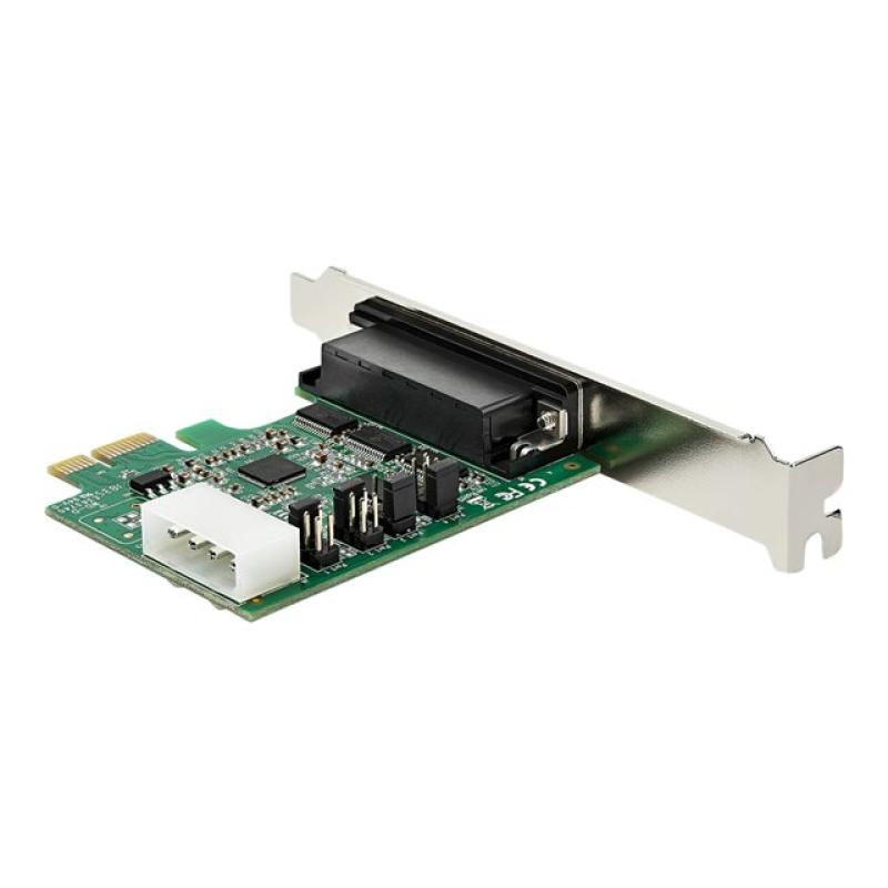 Tarjeta de red startech pex4s953 4x rs232 serie