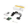 Tarjeta de red startech pex4s953 4x rs232 serie