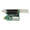 Tarjeta de red startech pex4s953 4x rs232 serie