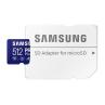 Tarjeta micro sd samsung microsdxc pro plus 512gb clase 10 + adaptador sd