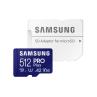 Tarjeta micro sd samsung microsdxc pro plus 512gb clase 10 + adaptador sd