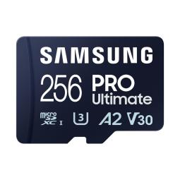 Tarjeta micro sd samsung microsdxc pro ultimate 256gb clase 10 + adaptador sd