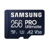 Tarjeta micro sd samsung microsdxc pro ultimate 256gb clase 10 + adaptador sd