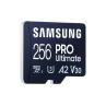 Tarjeta micro sd samsung microsdxc pro ultimate 256gb clase 10 + adaptador sd