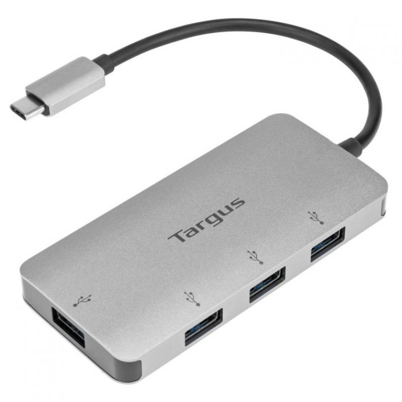 Adaptador targus usb - c a 4xusb 3.0 plata - Imagen 1