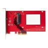 Tarjeta de puertos startech pex4sff8639u3 pcie 4.0 x4 adapter for 2.5 pulgadas u.3 nvme ssds