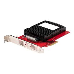 Tarjeta de puertos startech pex4sff8639u3 pcie 4.0 x4 adapter for 2.5 pulgadas u.3 nvme ssds