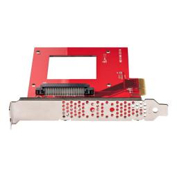 Tarjeta de puertos startech pex4sff8639u3 pcie 4.0 x4 adapter for 2.5 pulgadas u.3 nvme ssds