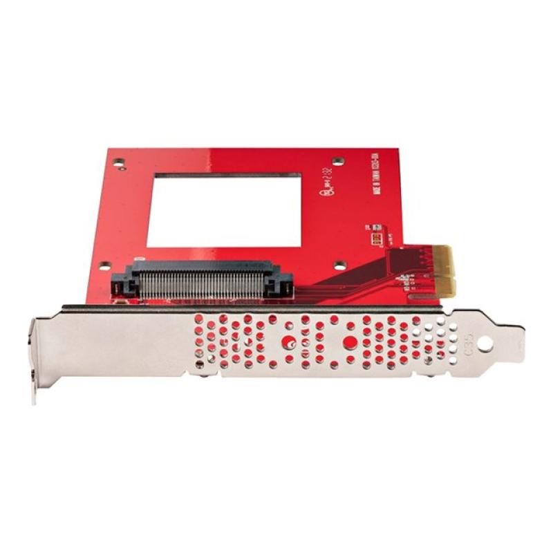 Tarjeta de puertos startech pex4sff8639u3 pcie 4.0 x4 adapter for 2.5 pulgadas u.3 nvme ssds