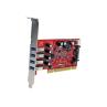Tarjeta de puertos startech pciusb3s4 4x usb 3.0