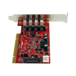 Tarjeta de puertos startech pciusb3s4 4x usb 3.0