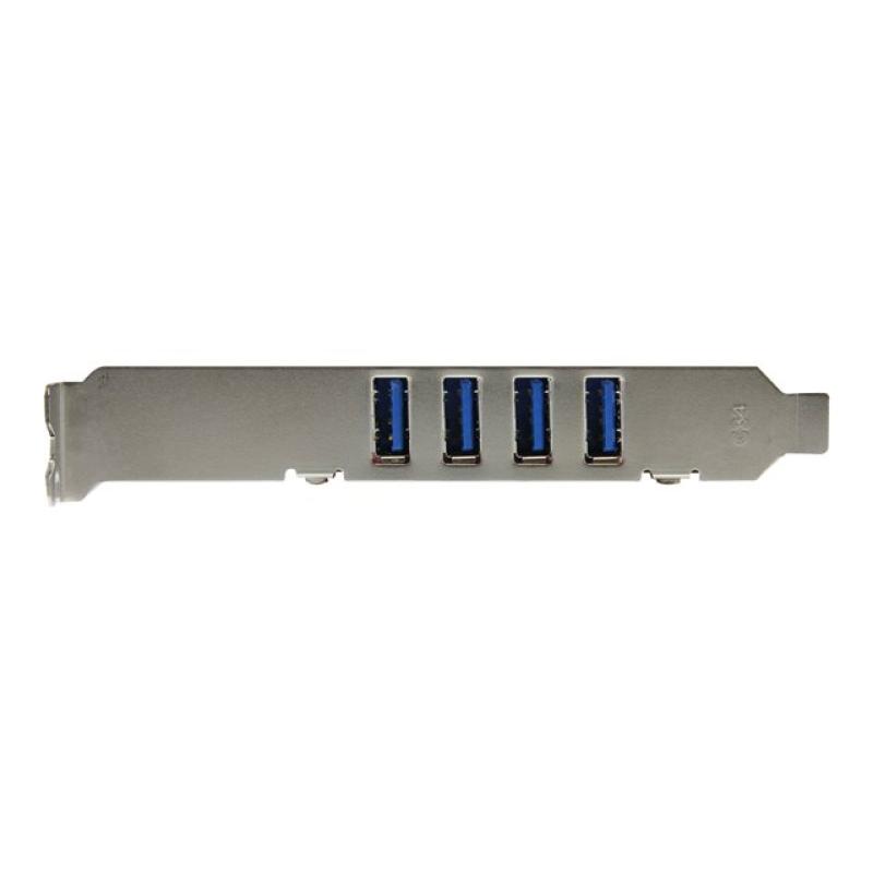 Tarjeta de puertos startech pciusb3s4 4x usb 3.0