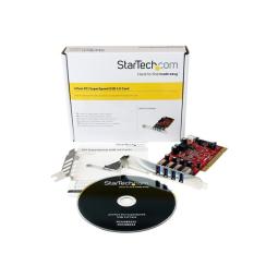 Tarjeta de puertos startech pciusb3s4 4x usb 3.0