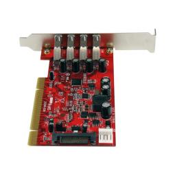 Tarjeta de puertos startech pciusb3s4 4x usb 3.0