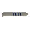 Tarjeta de puertos startech pciusb3s4 4x usb 3.0