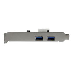 Tarjeta de puertos startech pci express 2 usb en 1