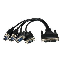 Tarjeta de puertos startech pci express pcie de 4 puertos serie serial combo rs232 y rs485 rs422