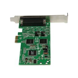 Tarjeta de puertos startech pci express pcie de 4 puertos serie serial combo rs232 y rs485 rs422