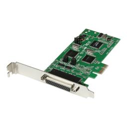 Tarjeta de puertos startech pci express pcie de 4 puertos serie serial combo rs232 y rs485 rs422