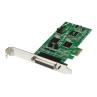 Tarjeta de puertos startech pci express pcie de 4 puertos serie serial combo rs232 y rs485 rs422
